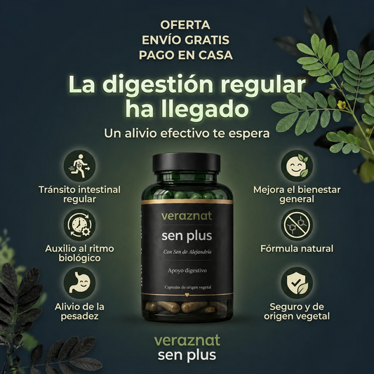 ¿Estreñimiento? Sen plus te ayuda a ir al baño con regularidad. 100% vegetal, sin complicaciones. Agrega