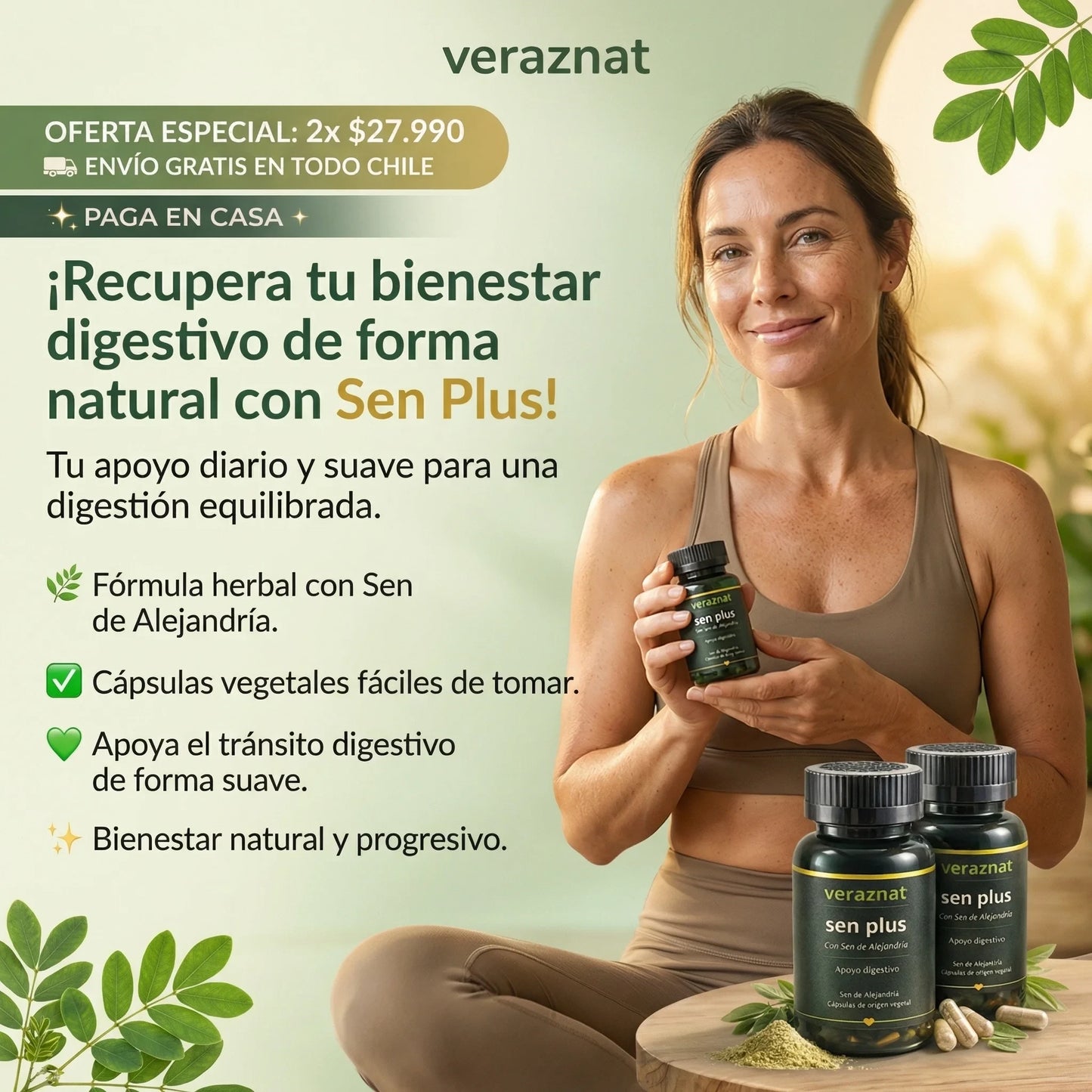 sen plus. Para esos días en que tu cuerpo simplemente no coopera OFERTA 2X