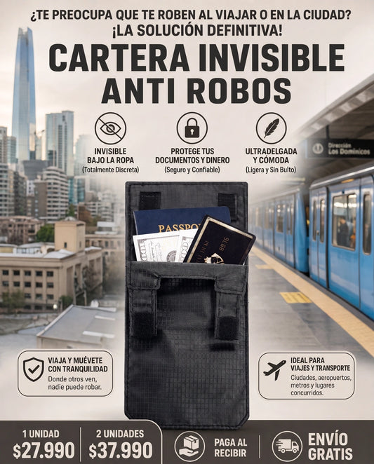 Cartera Invisible Anti Robos