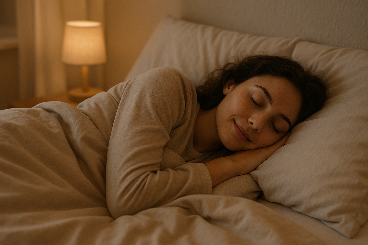 una mujer durmiendo